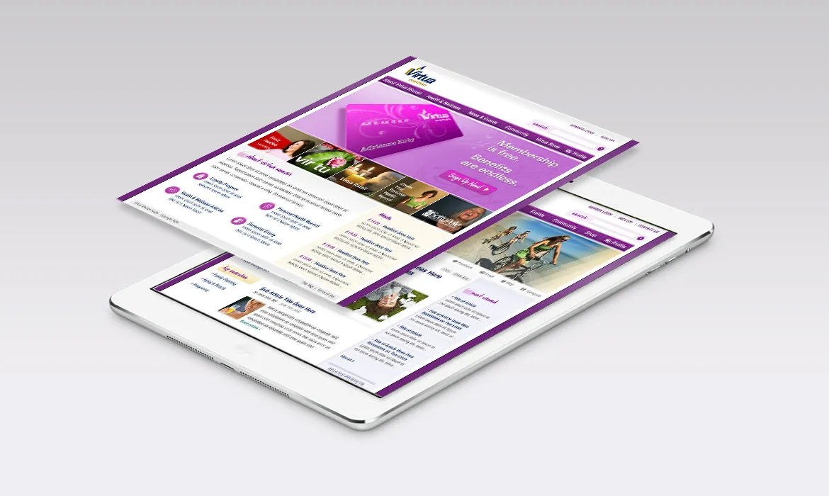 Virtua Health product experience from Patrick’s original portfolio